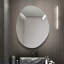 Miroir mural asymétrique pour salle de bain