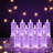 12Pcs Rose Shadow LED Flameless Candles,Romantic Battery Operated Candles Led Pillar Candles for Valentines Anniversary Wedding Christmas Decorations-885143133
