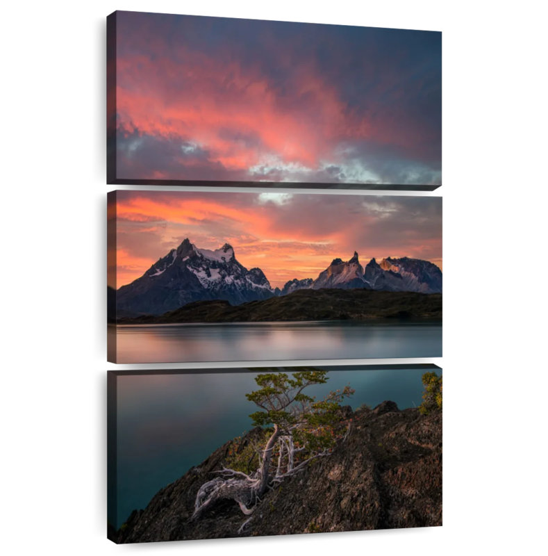 Kerrick Torres Del Paine au crépuscule, H 32 po x l 20 po