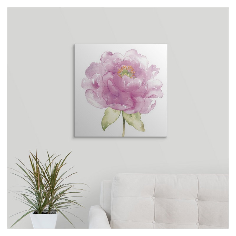 « ii », reproduction d’art Water Flower, H 35 po x l 35 po x P 1,5 po, Toile