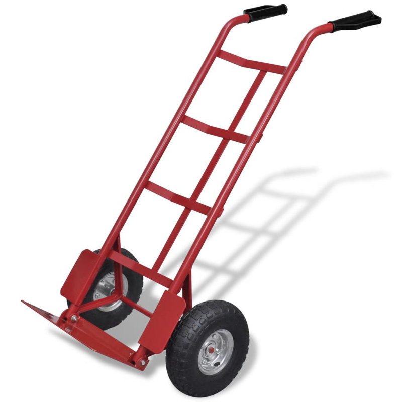 119 cm H x 45.5 cm W x 59 cm D 200kg Hand Truck Trolley