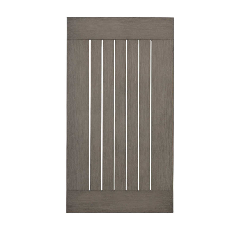 Club Aluminum Outdoor Coffee Table, Oyster