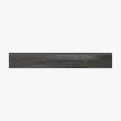 Moulure en porcelaine bullnose Great Lakes Charcoal Surface Matte