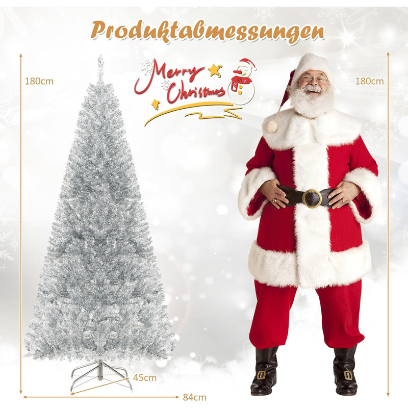 Lighted Artificial Spruce Christmas Tree