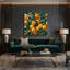 «Fruit Loquat», art mural sur toile vert-1380553258
