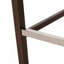 Tabouret de bar rembourré de 30,5 po de hauteur avec dossier et repose-pieds en métal pour îlot de cuisine-606309368