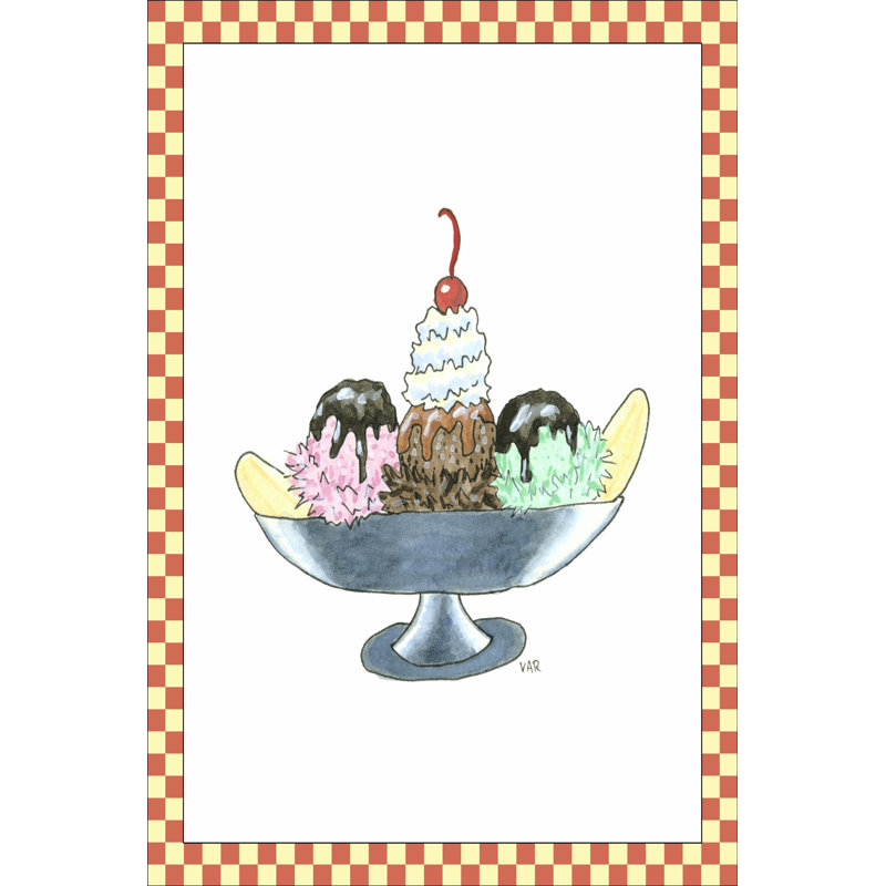 Ice Cream Parlor IV by Virginia A. Roper - Wrapped Canvas Print, 91cm H x 61cm W