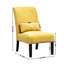 Fauteuil d'appoint sans accoudoirs en tissu chenille Pisano-106755229