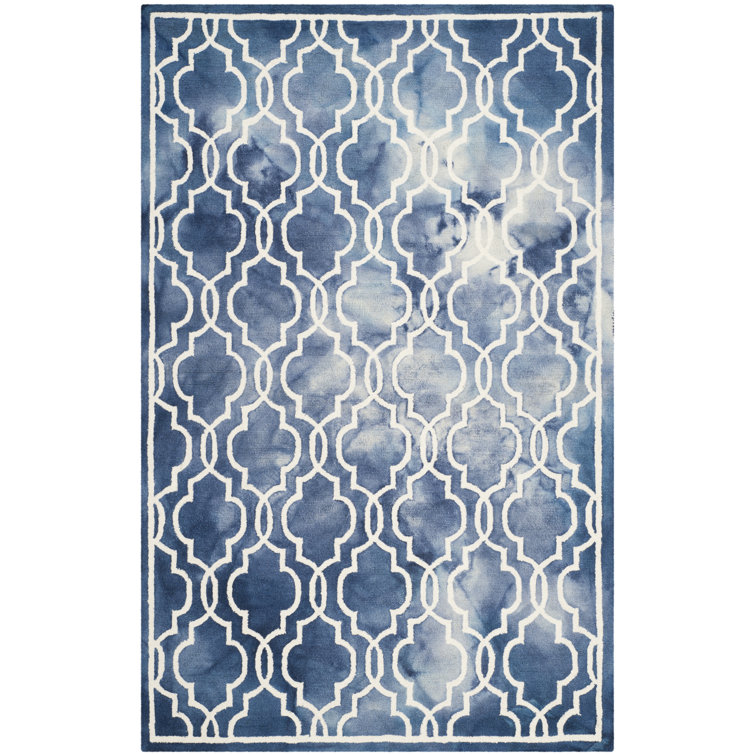 Deschamps Hand Tufted Wool Geometric Rug