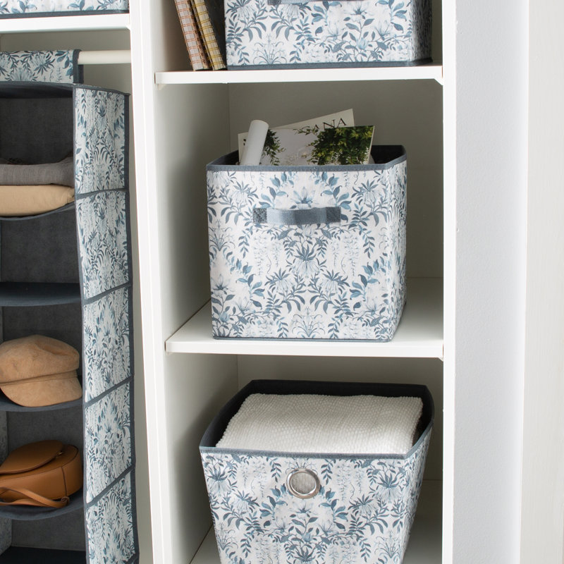 Laura Ashley Collapsible Storage Cube In Parterre