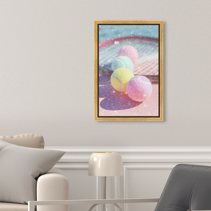 Candy Court Print by Oliver Gal, 31"H x 21"W, Gold Floater Frame