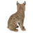 Sitting Bobcat Statue