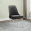 Chaise d'appoint rembourrée (ensemble de 2)