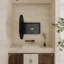 Armoire murale en métal avec miroir et tablettes réglables-500833750