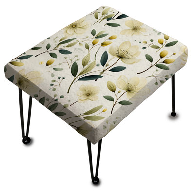 Minimalist Botany I - Repose-pieds rectangulaire botanique