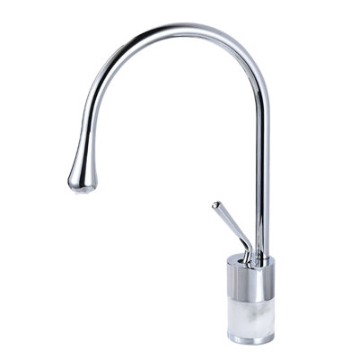 Medium Body Bathroom Basin Faucet With Marble