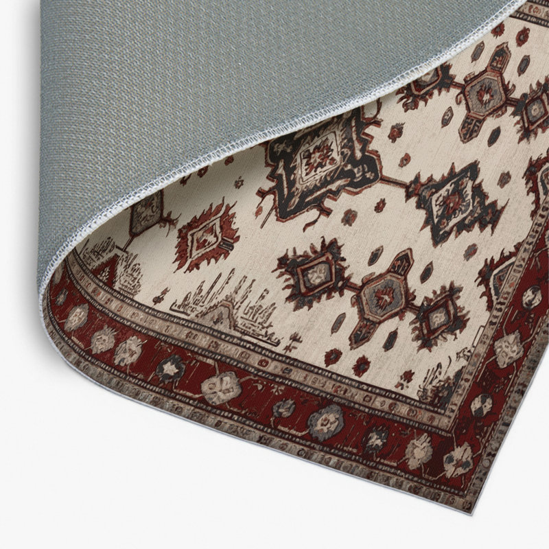 Turkish Black Indoor and Outdoor Area Rug, Rectangle 2' x 3'
