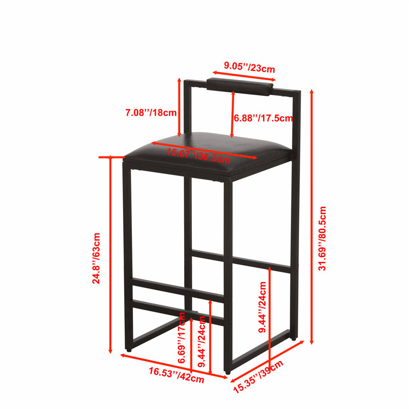 Comfortable and Stylish Bar Stool Set with Long-Lasting Materials for Diverse Settings