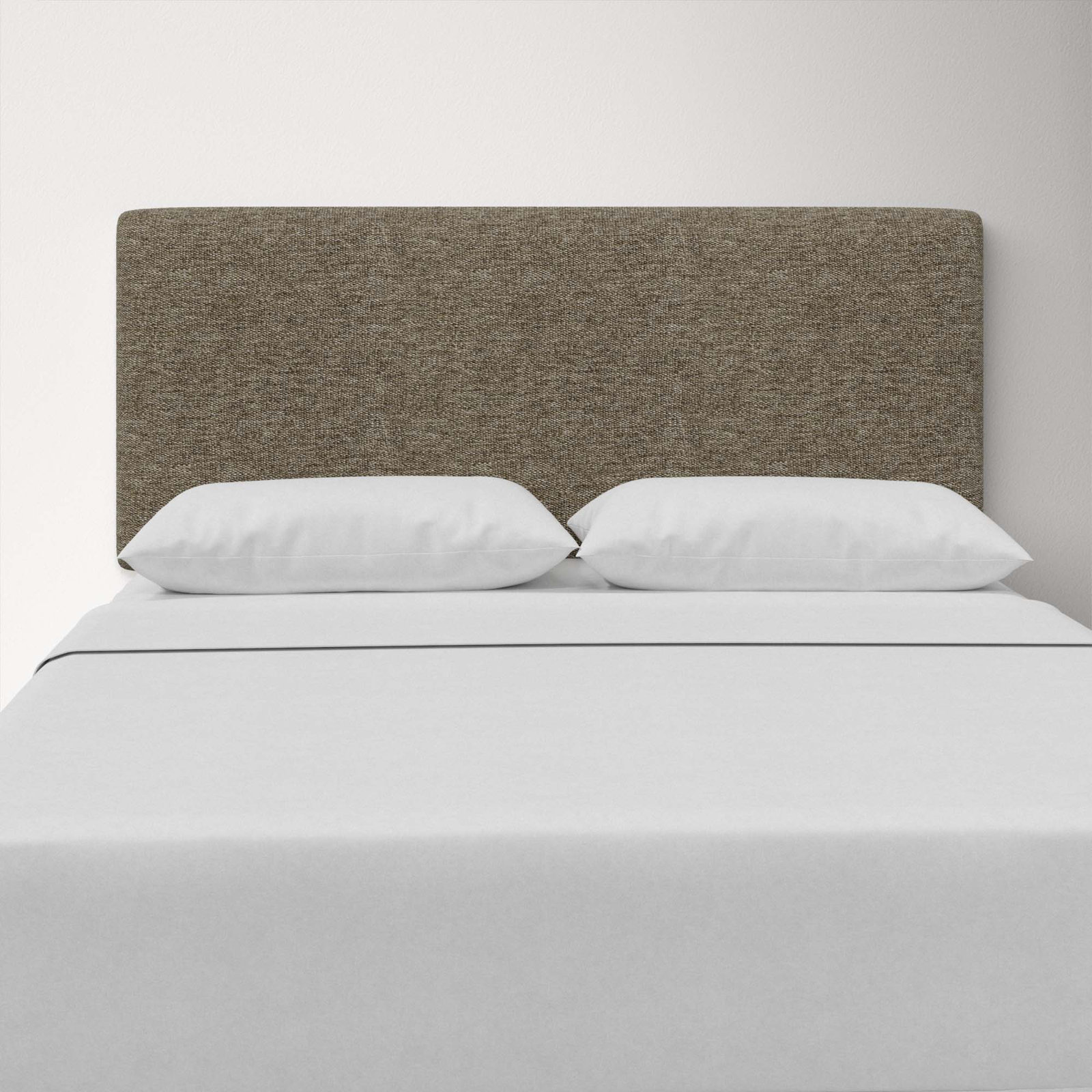 Eisley Upholstered Headboard, King, Milsap Granite Sustain® Tweed