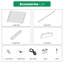  Paquet de 2 jardinières surélevées pour jardin 4 x 2 x 2 pi-131378168