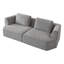 Très grand canapé en tissu chenille deux places-759047449