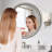 Ayde Round Solid Wood Bead Accent Mirror Home Decoration-1038225388-1052922334