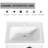 Chelsye 24'' Single Bathroom Vanity with Ceramic Top-651301377