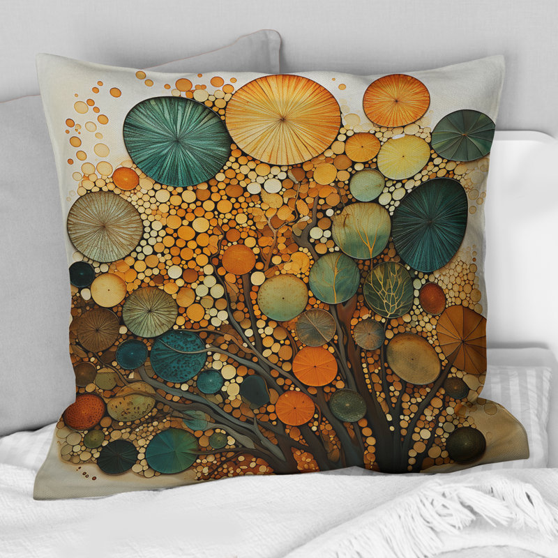 Coussin Hardedge Art Earthy Euphony