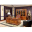 Leonor 2 Piece Solid Wood Rectangular Executive Desk Office Set with Chair