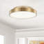 This Exquisite LED Flush Mount Is In A Brass Finish. The Frame Is Made Out Of Metal, And The LED Bulb Is Integrated Into The Frame. It Comes With A Clear Beaded Acrylic Diffuser. It Can Be Used In Any Rooms, Entryway, And More-34351155