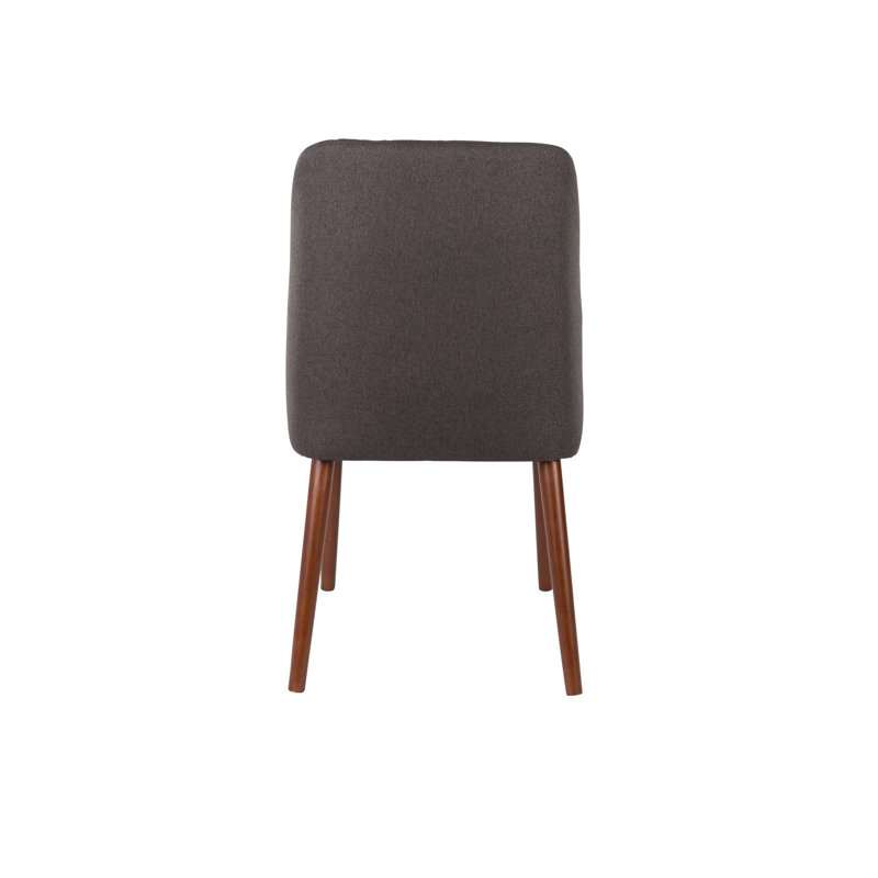Conway Upholstered Dining Chair, Dark Gray