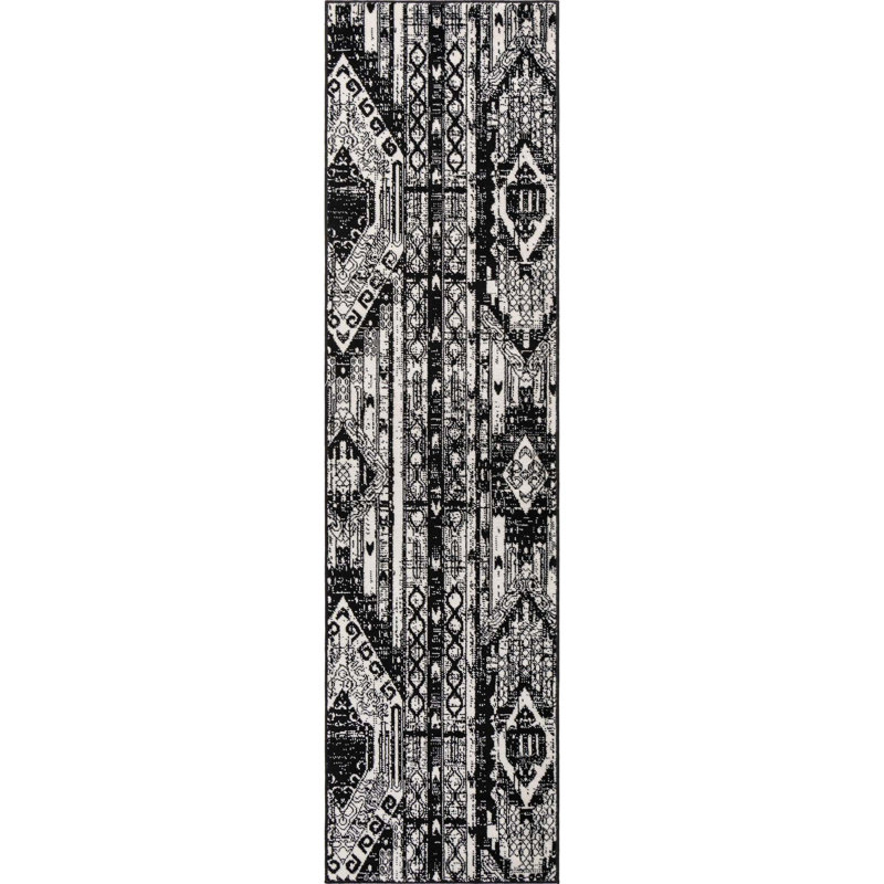 Hewan Geometric Indoor Rug, Runner 2' x 8'