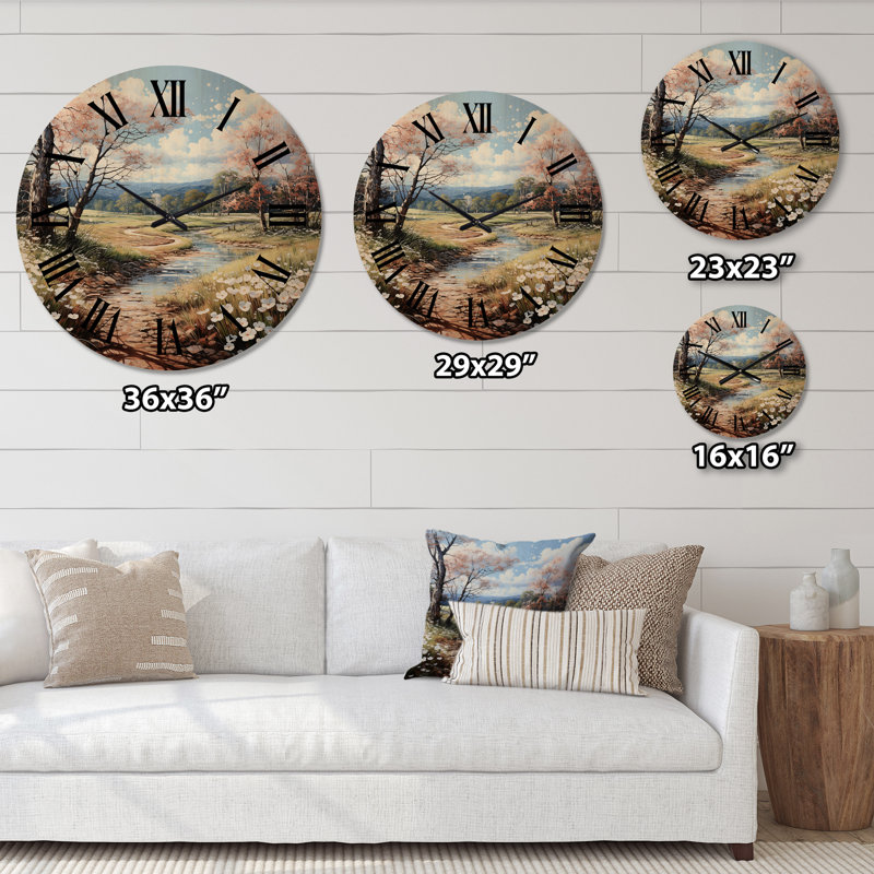 Horloge murale Zandria, Moyenne