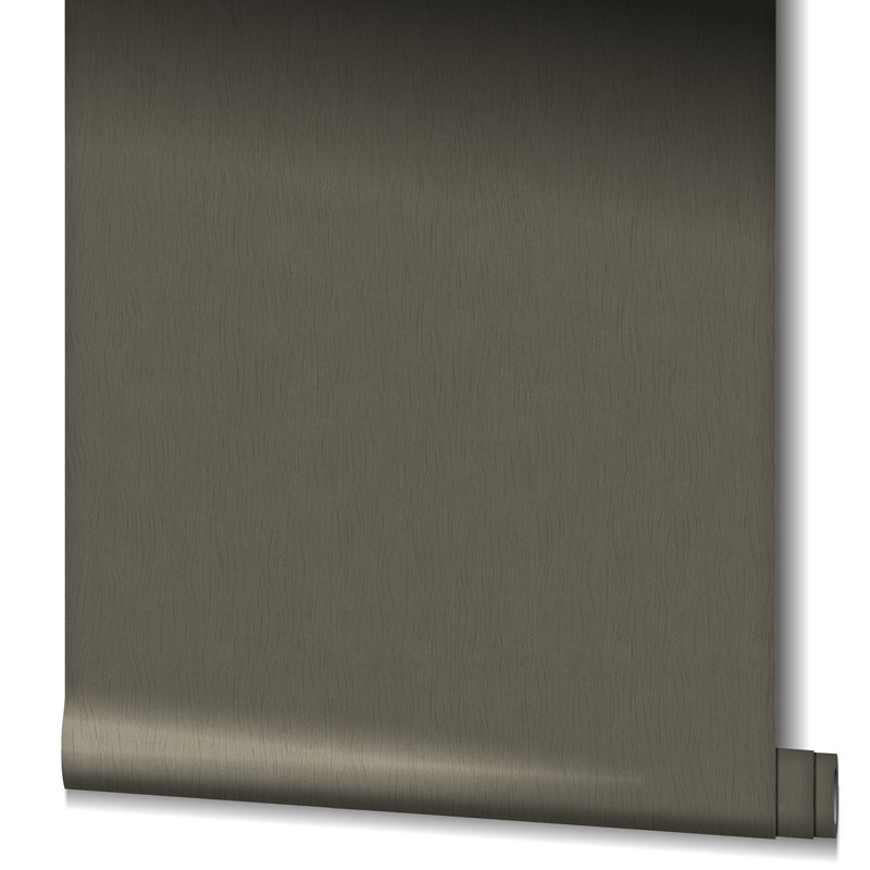 Minoris Textured River Effect Wallpaper Roll, Brown
