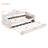 Tufted Upholstered Daybed ,Sofabed with Charging Ports,No Box-spring Needed-1376648384