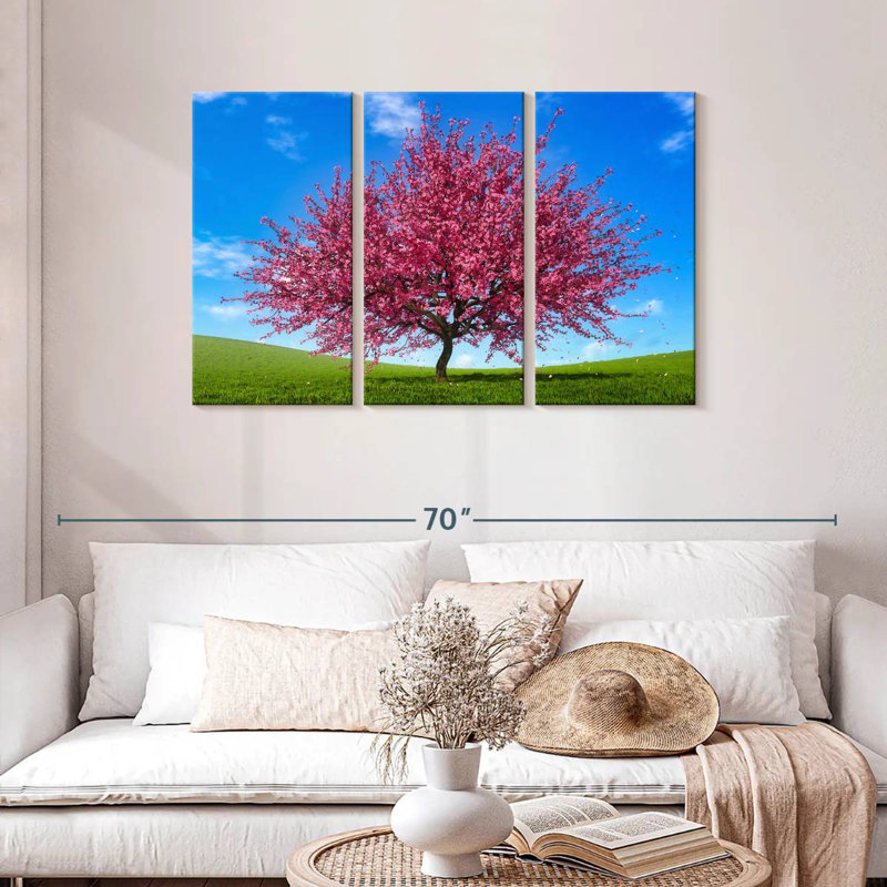 Harnek Pink Tree, 28" H x 45" W