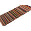 Wool Striped Area Rug in Red/Yellow/Blue