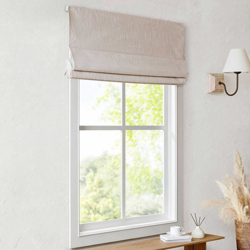 1 toile de store romain sans cordon occultant 27 pièces x 64 po, L 27 po x L 64 po
