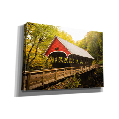 «Flume Covered Bridge» par Brandon Wong, art mural sur toile