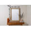 Scalloped Beveled Wall Mirror