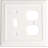 Architectural 2-Gang Duplex/Toggle Combination Standard Wall Plate-44465906