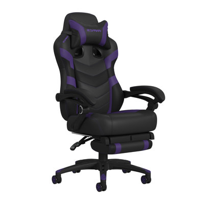 RESPAWN 110 Pro Gaming Chair - Gaming Chair with Footrest, Reclining Gaming Chair, Video Gaming Computer Desk Chair, Adjustable Desk Chair, Gaming Chairs For Adults With Headrest Pillow