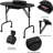 Folding Manicure Table with Lockable Wheels and Bag