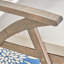 Chaise de patio avec coussin Brizio-100639315