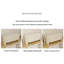Curved Leg Berber Fleece Solid Wood Storage Ottoman