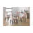 Glass Top Metal Base Dining Table-82263823