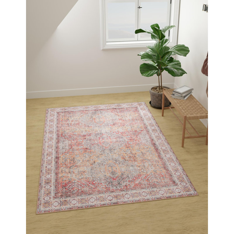 Bungalow Rose Sarah Timeless Rug, Rectangle 6 pi 1 po x 9 pi