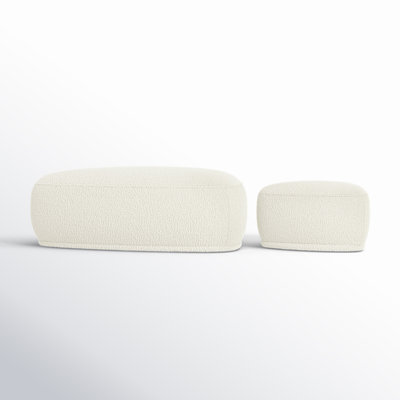 Adna Triangle Upholstered Ottomans (Set of 2)