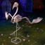 Flamant rose, décorations d'Halloween, squelette de 27,6 pouces de hauteur
