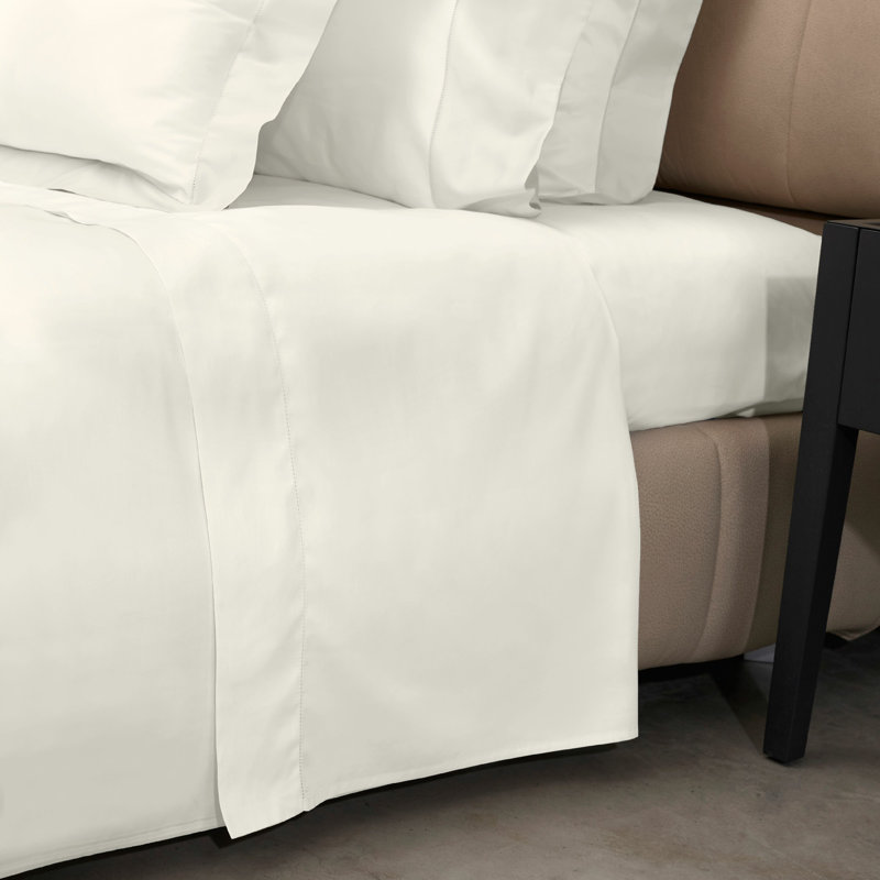 Gemma Flat Sheet, King Flat Sheet, Ivory